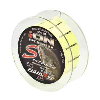 Леска карповая Awa'S ION POWER S-MISSILE FLUO 0.286мм (желтая)