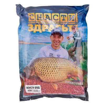 Прикормка «СНАСТИ ЗДРАСЬТЕ!» Монстр Краб (Карповая)