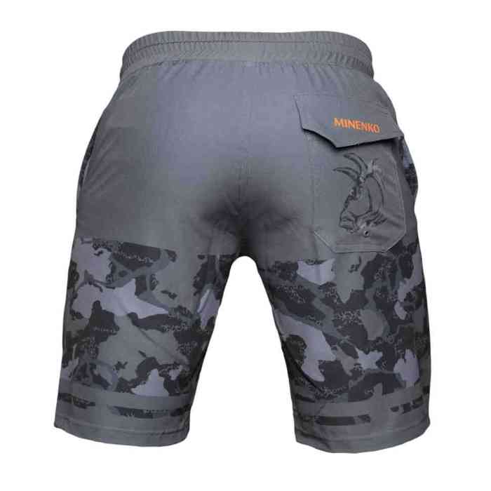Шорты на резинке Graphite black camo (XL)
