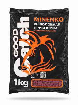 Гранулированная прикормка MINENKO Good Catch (1 кг) Слива 5мм
