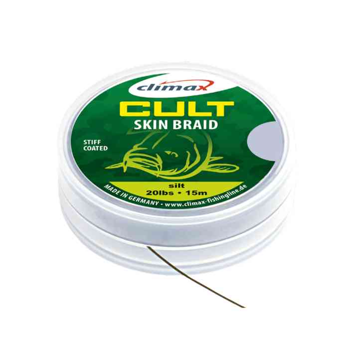 Купить Купить Поводковый материал CULT Skin Braid (green mat) 30 lb