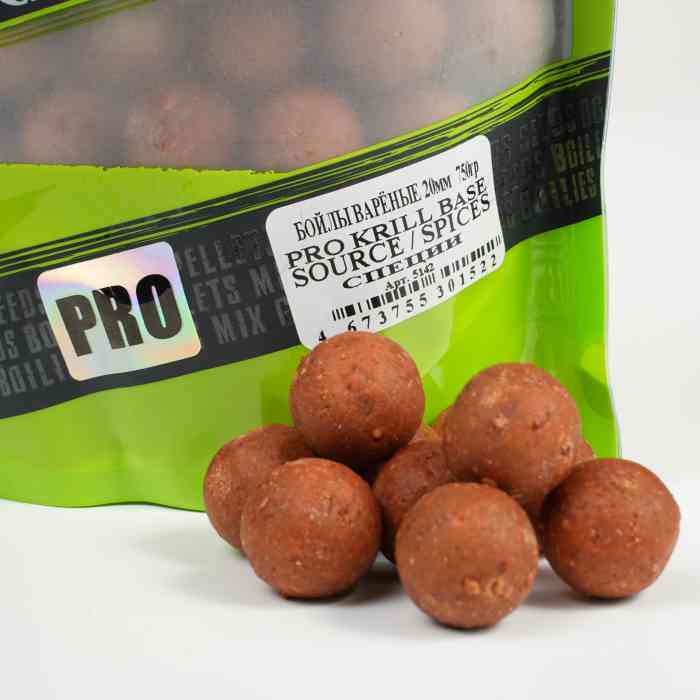 Бойлы варёные специи PRO KRILL д18 мм