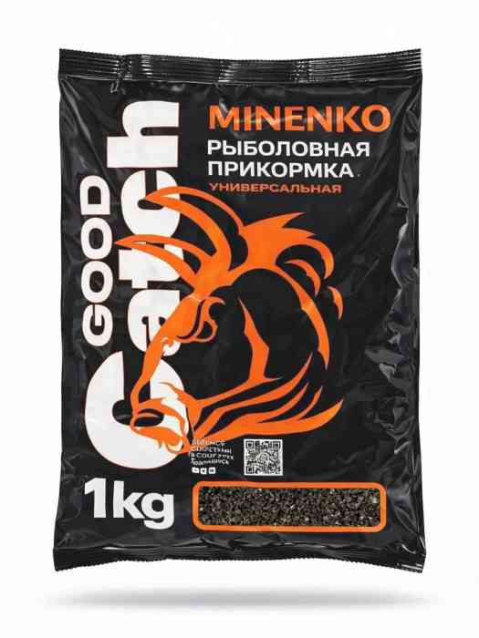 Прикормка MINENKO Good Catch (1 кг) Лещ (чёрный)