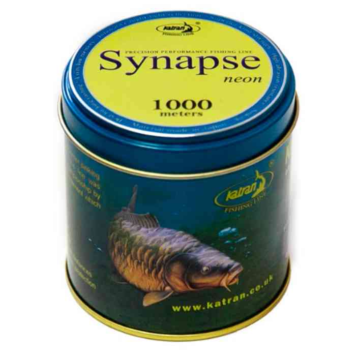 Леска Katran Synapse Neon 0.234 мм (жёлтая)