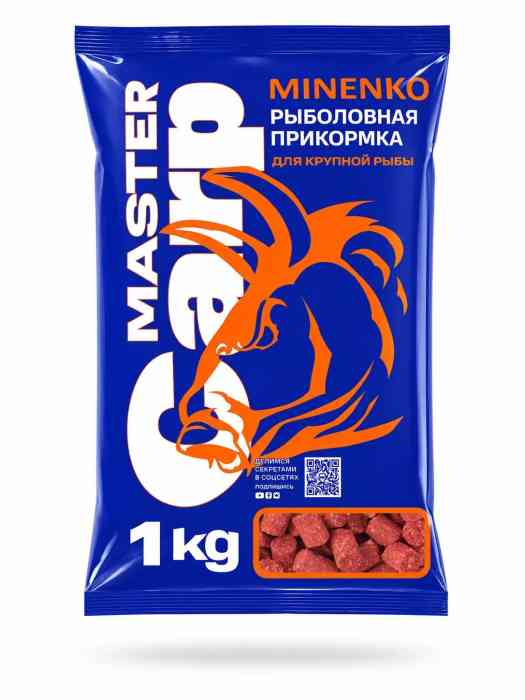 Пеллетс MINENKO Master Carp Клубника 10мм